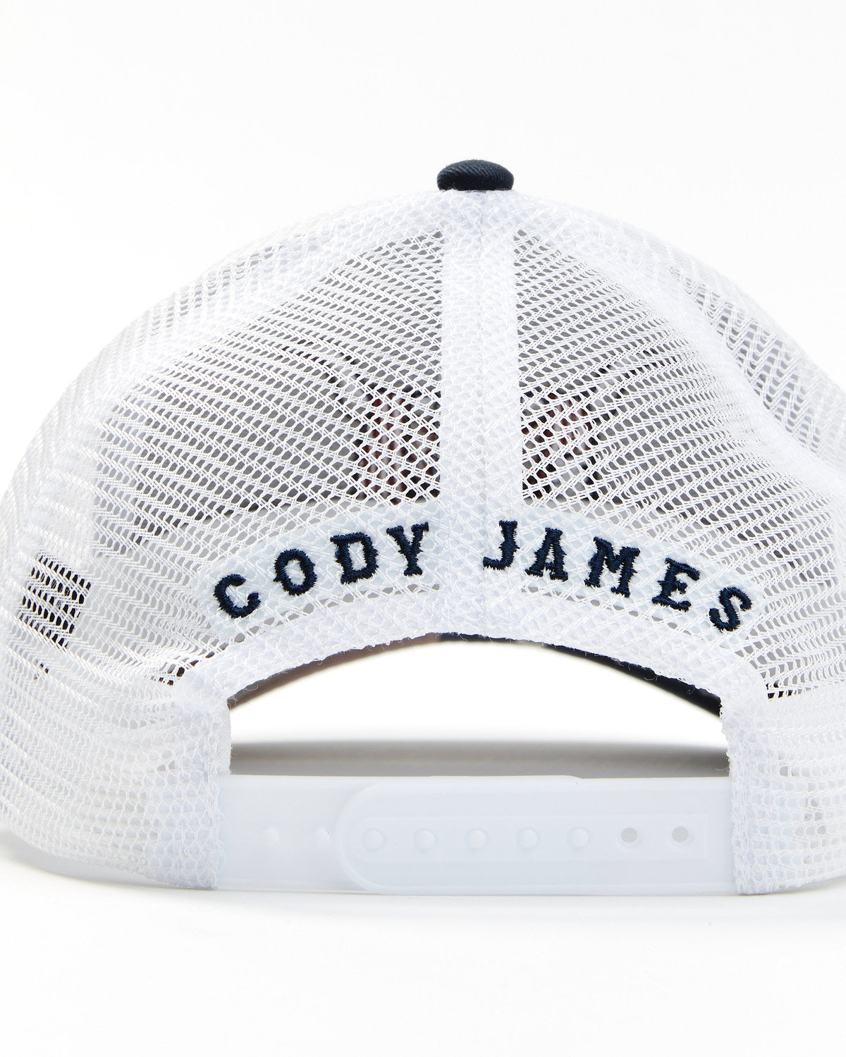 Cody James Men's Long Horn Skull Flag Embroidered Ball Cap