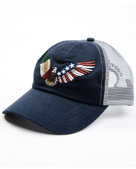 Cody James Men's Mexico & American Eagle Embroidered Ball Cap