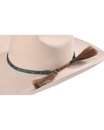 Cody James Men's Braided Horsehair & Tassel Hat Band