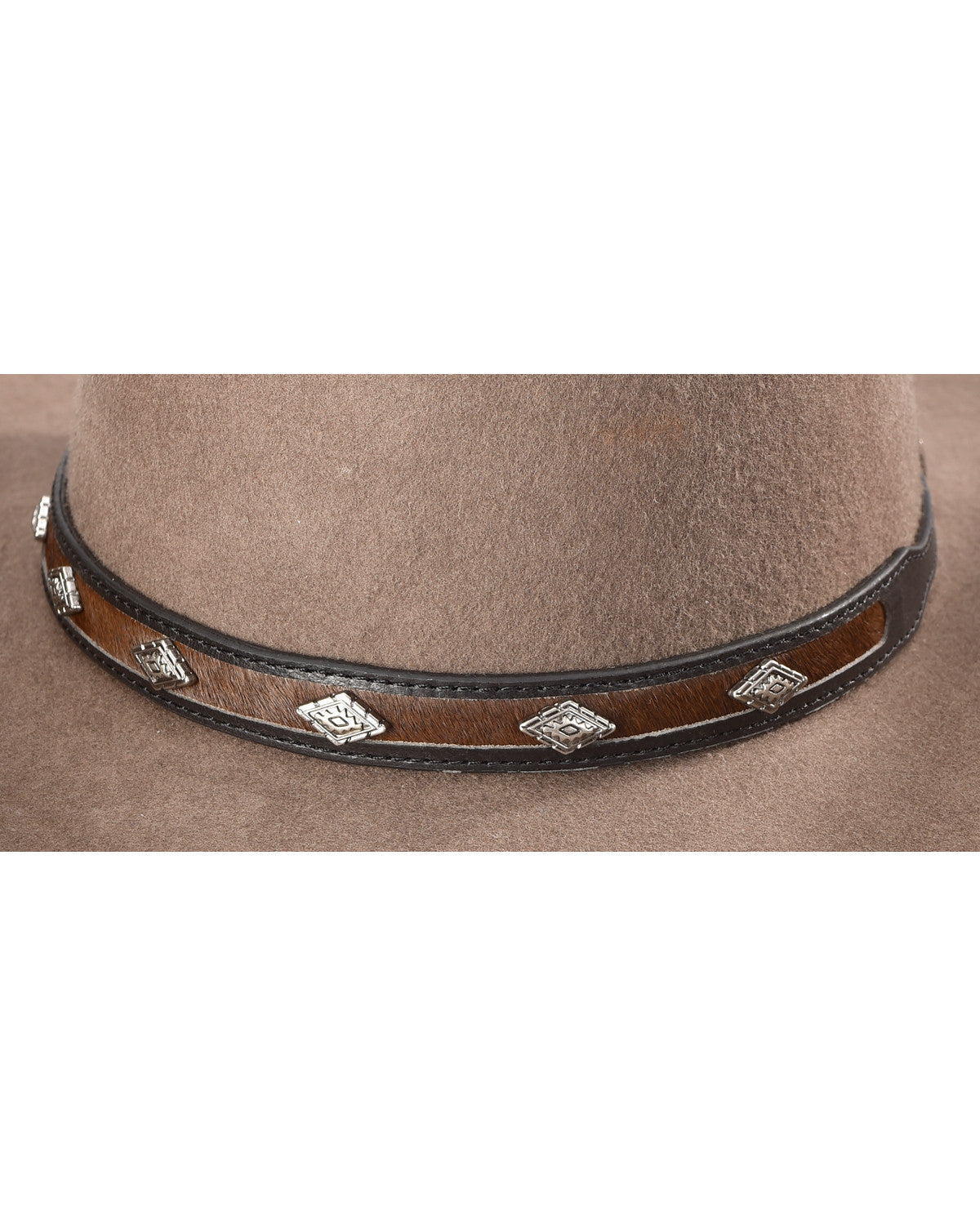 Cody James Diamond Studded Horsehair Hat Band