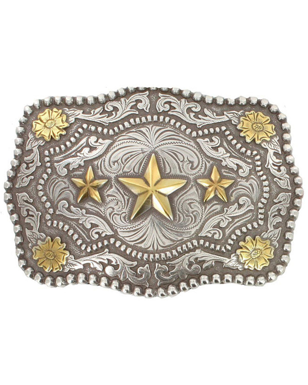 Cody James Men's Triple Star Belt Buckle