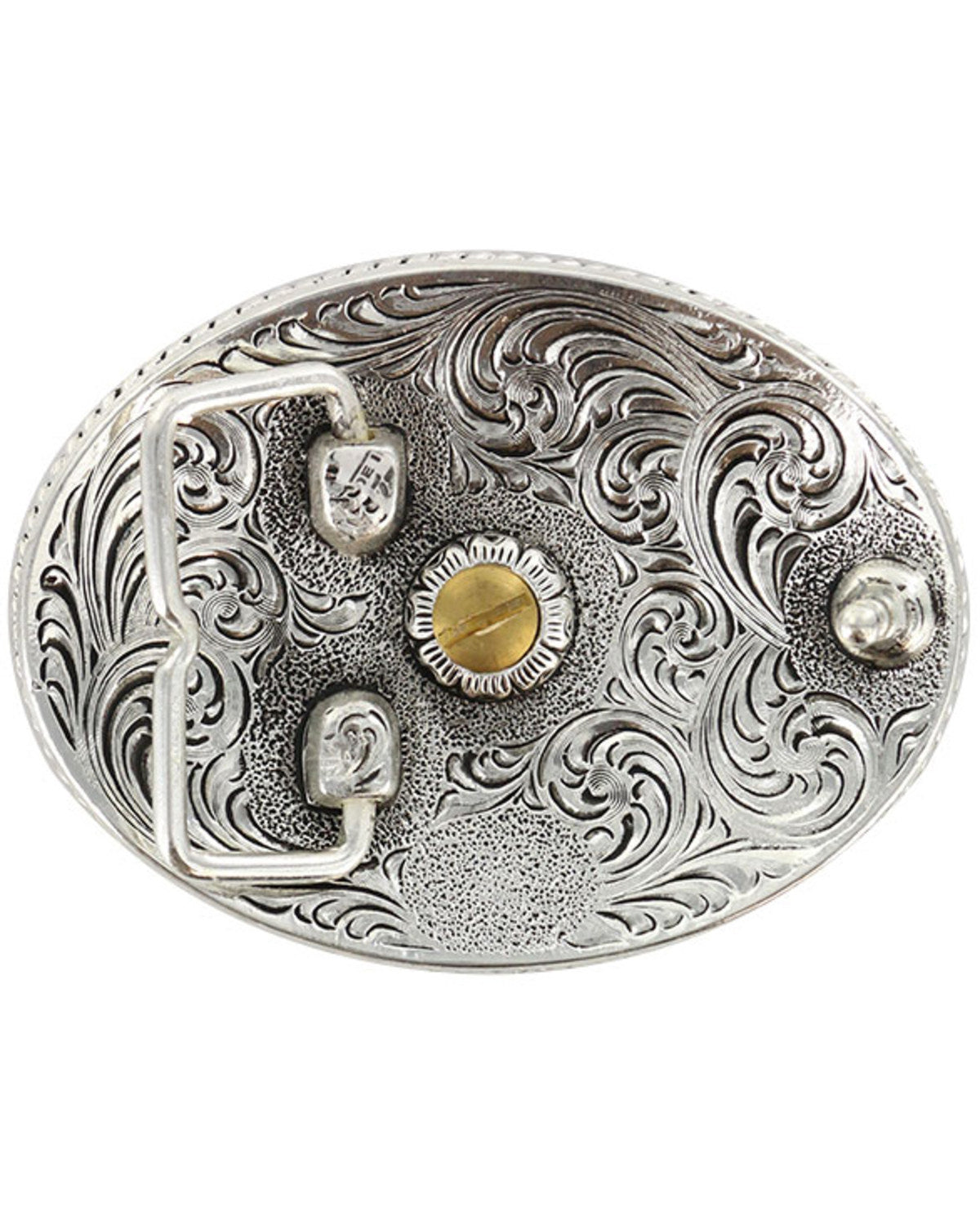 Cody James Men's Antiqued Oval Arizona Belt Buckle