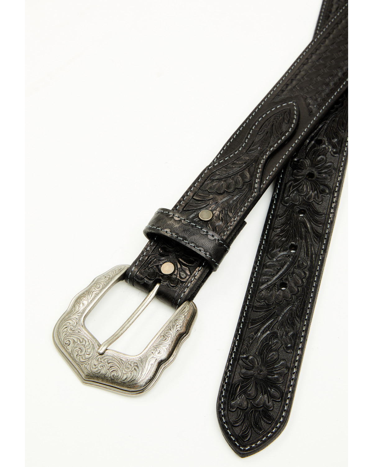 Cody James Men's Concho Tooled Western Belt