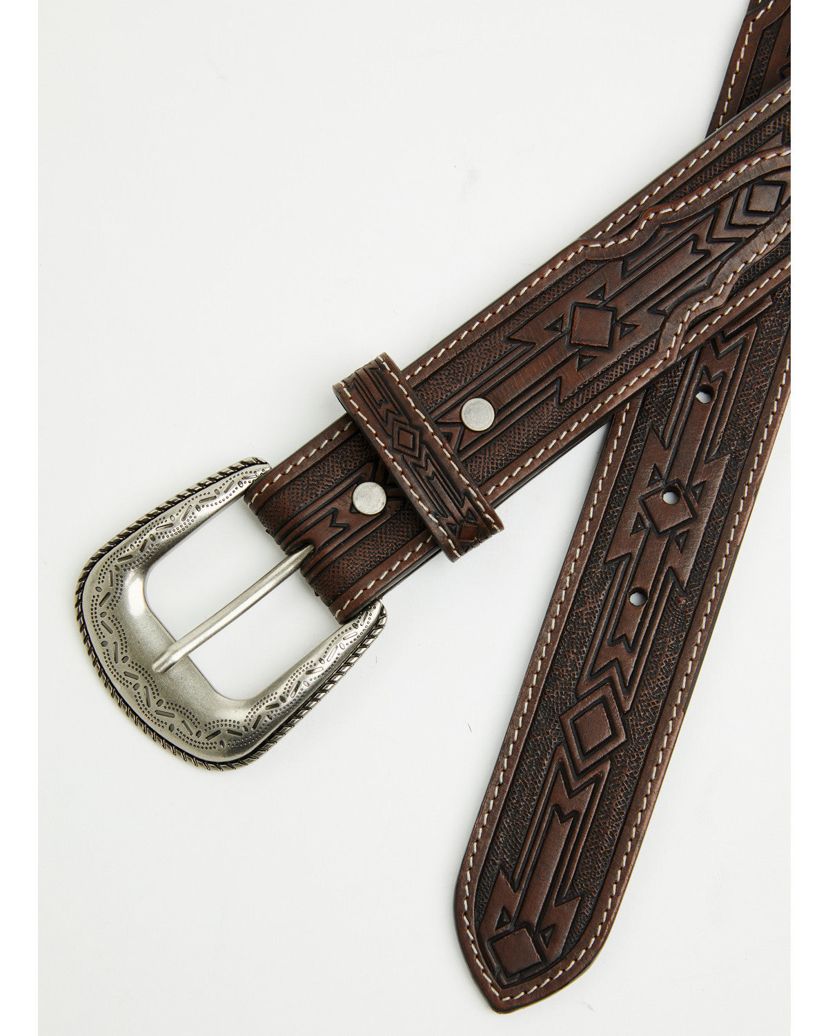 Cody James Men's Ridge Southwestern Leather Belt