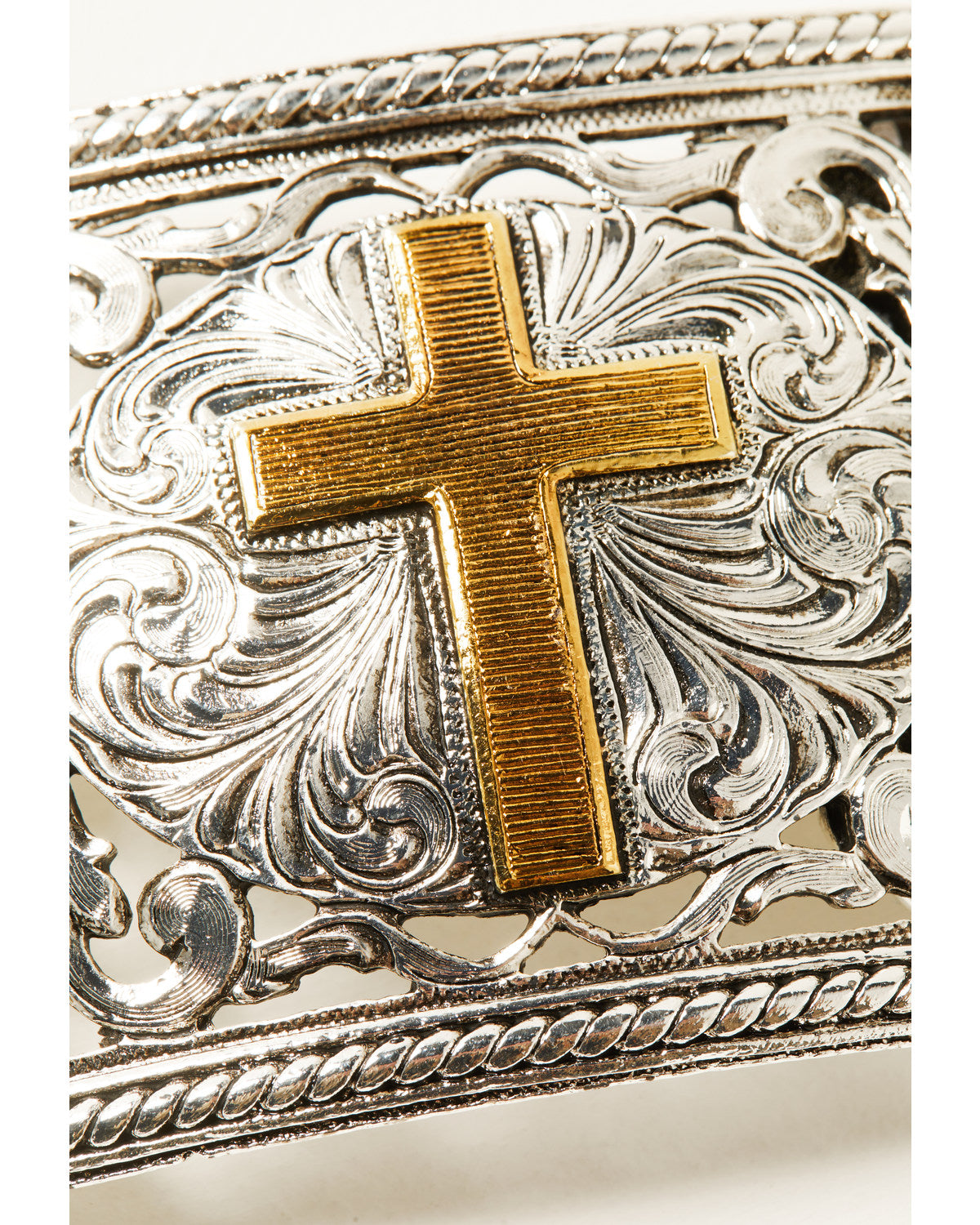 Cody James Men's Filigree Cross Belt Buckle