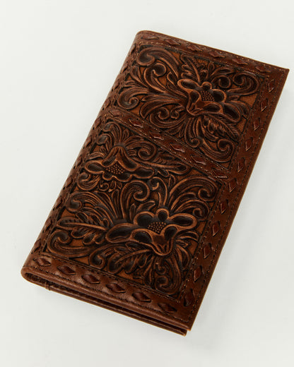 Cody James Men's Landry Tooled Bifold Rodeo Wallet