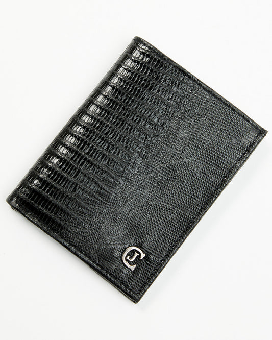 Cody James Black 1978™ Men's Vance Exotic Lizard Bifold Wallet