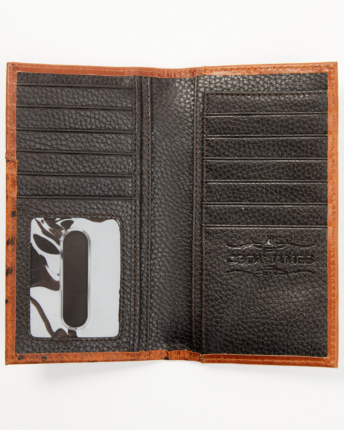Cody James Men's Grady Faux Ostrich Rodeo Wallet