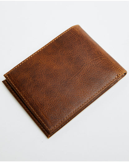 Cody James Men's Southwestern Woven Leather Bi-Fold Wallet