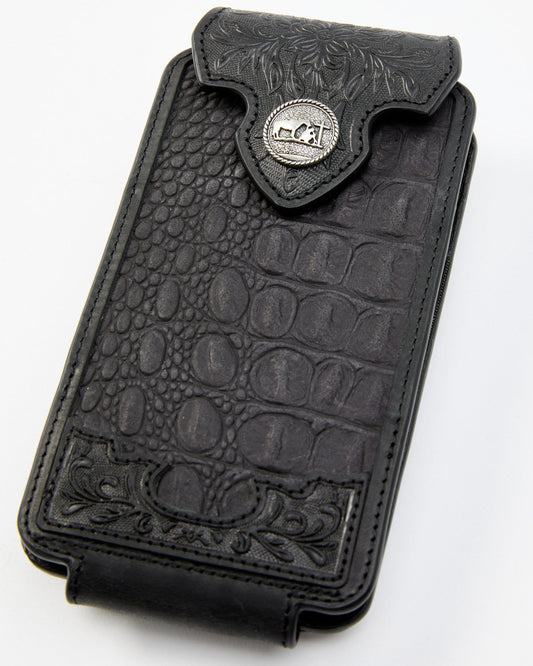Cody James Men's Crocodile Embossed Cell Phone Case