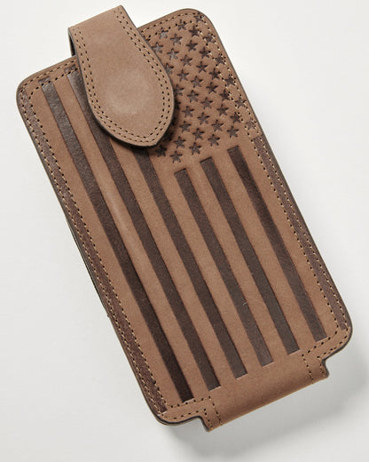 Cody James Men's American Flag Cell Phone Wallet