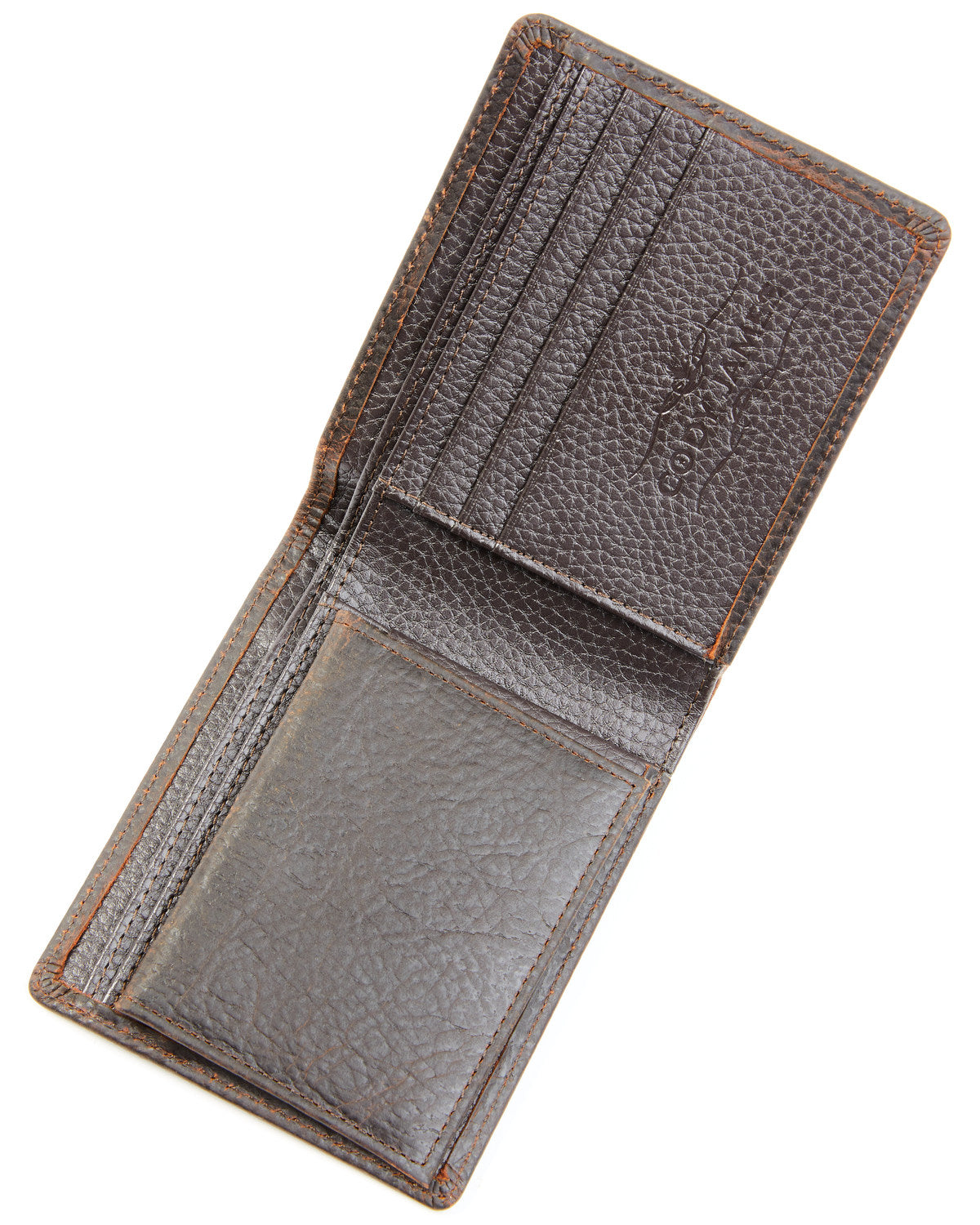 Cody James Men's Brown Don't Tread on Me Bifold Wallet