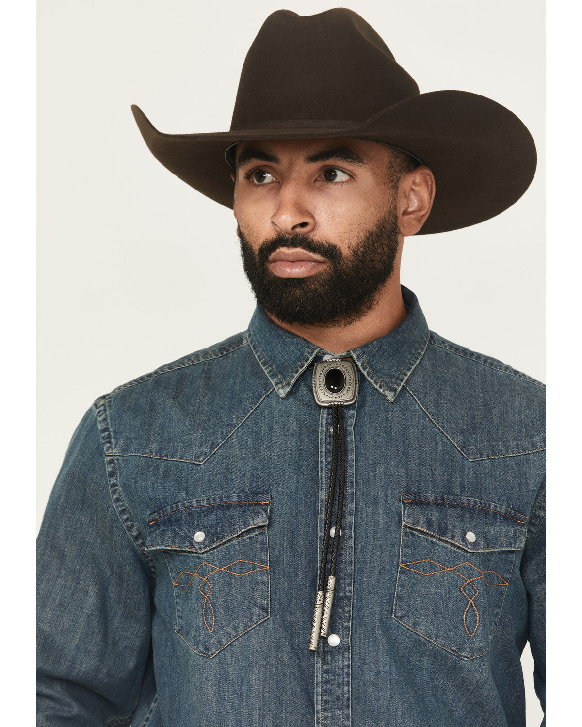 Cody James Men's Weston Obsidian Bolo Tie