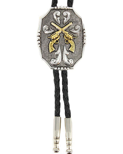 Cody James Men's Crossed Pistols Bolo Tie