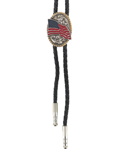 Cody James Men's American Flag Bolo Tie