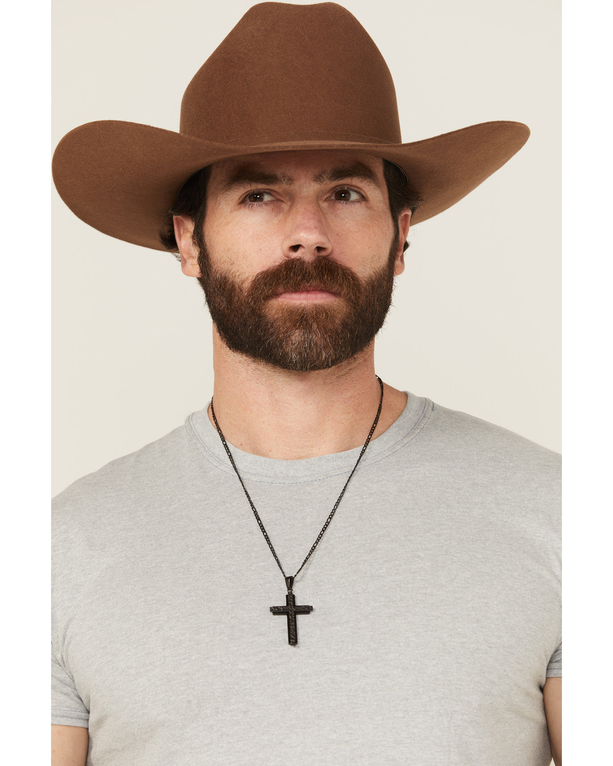 Cody James Men's Textured Cross Necklace
