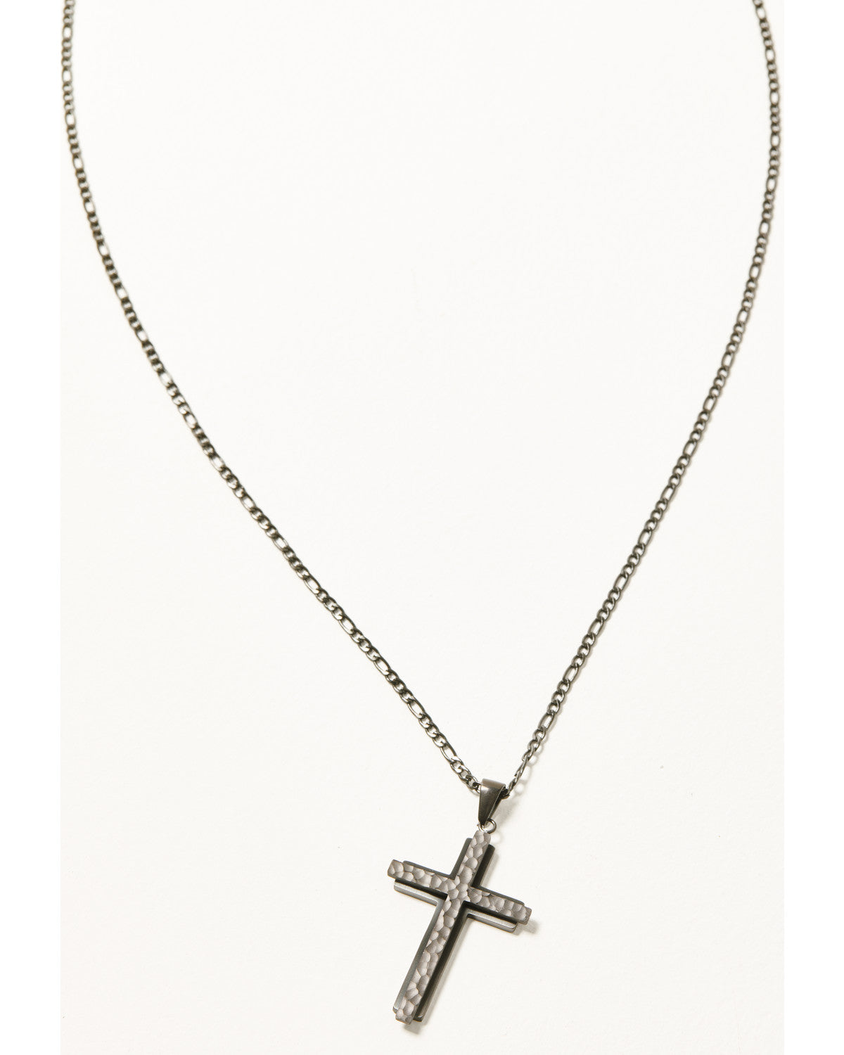 Cody James Men's Textured Cross Necklace
