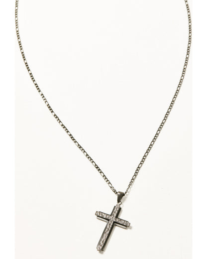 Cody James Men's Textured Cross Necklace