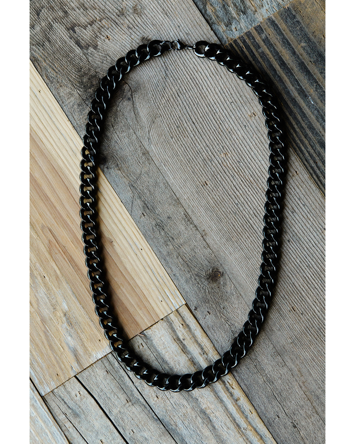 Cody James Men's Gunmetal Cuban Link Necklace