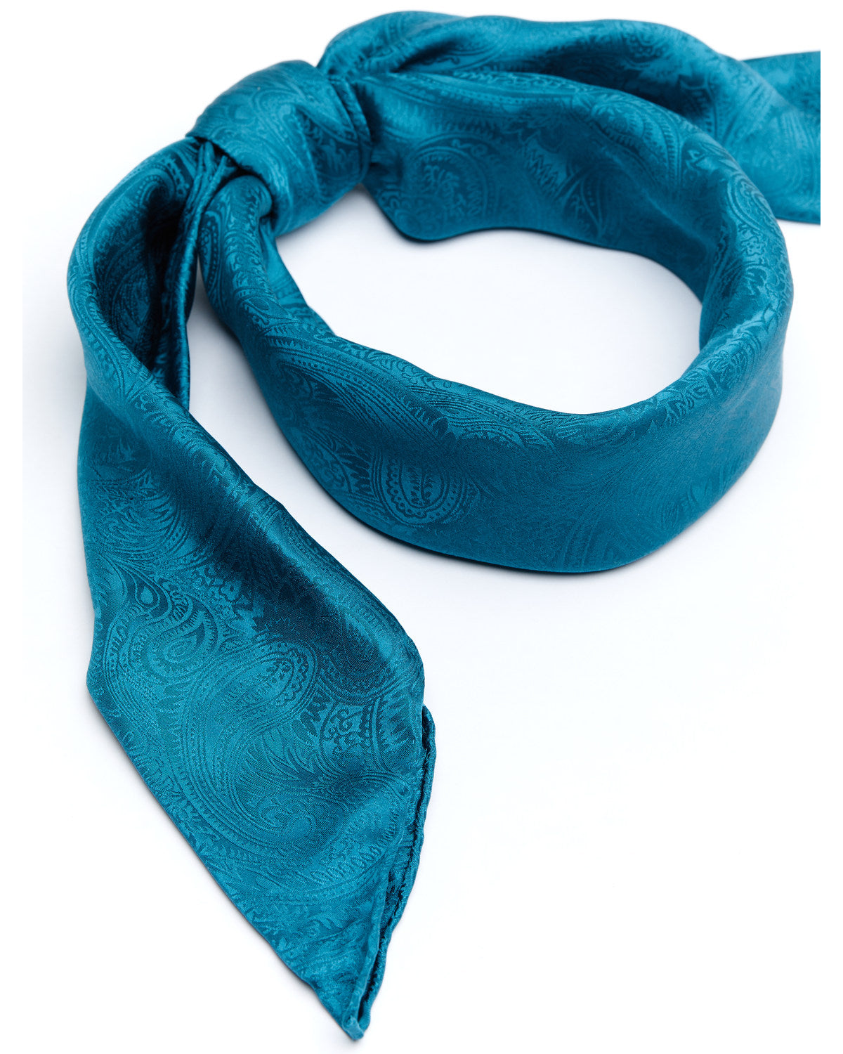 Cody James Men's Silk Jaquard Turquoise Scarf