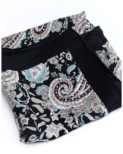 Cody James Men's Silk Navy Paisley Wild Rag Scarf