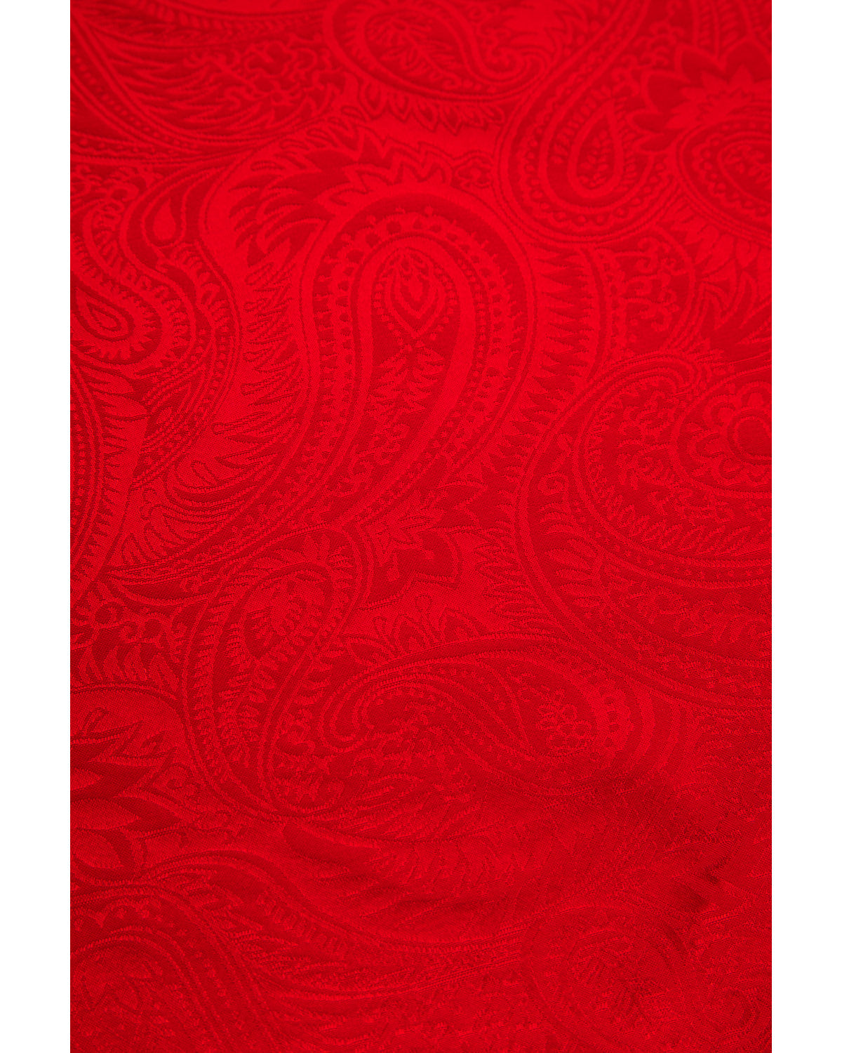 Cody James Men's Red Silk Jacquard Scarf