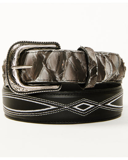 Cody James Men's Exotic Pirarucu Billet Belt