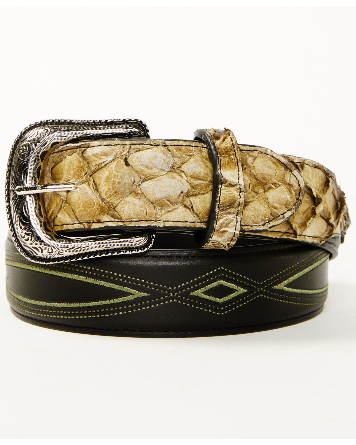 Cody James Men's Exotic Pirarucu Billet Belt
