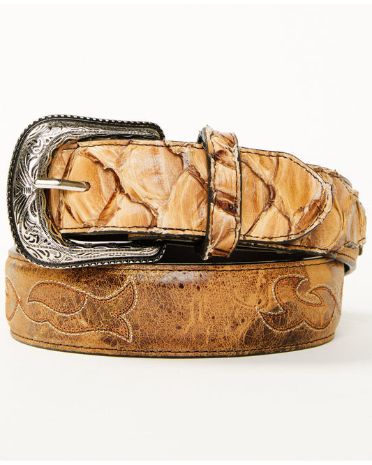 Cody James Men's Exotic Pirarucu Billet Belt