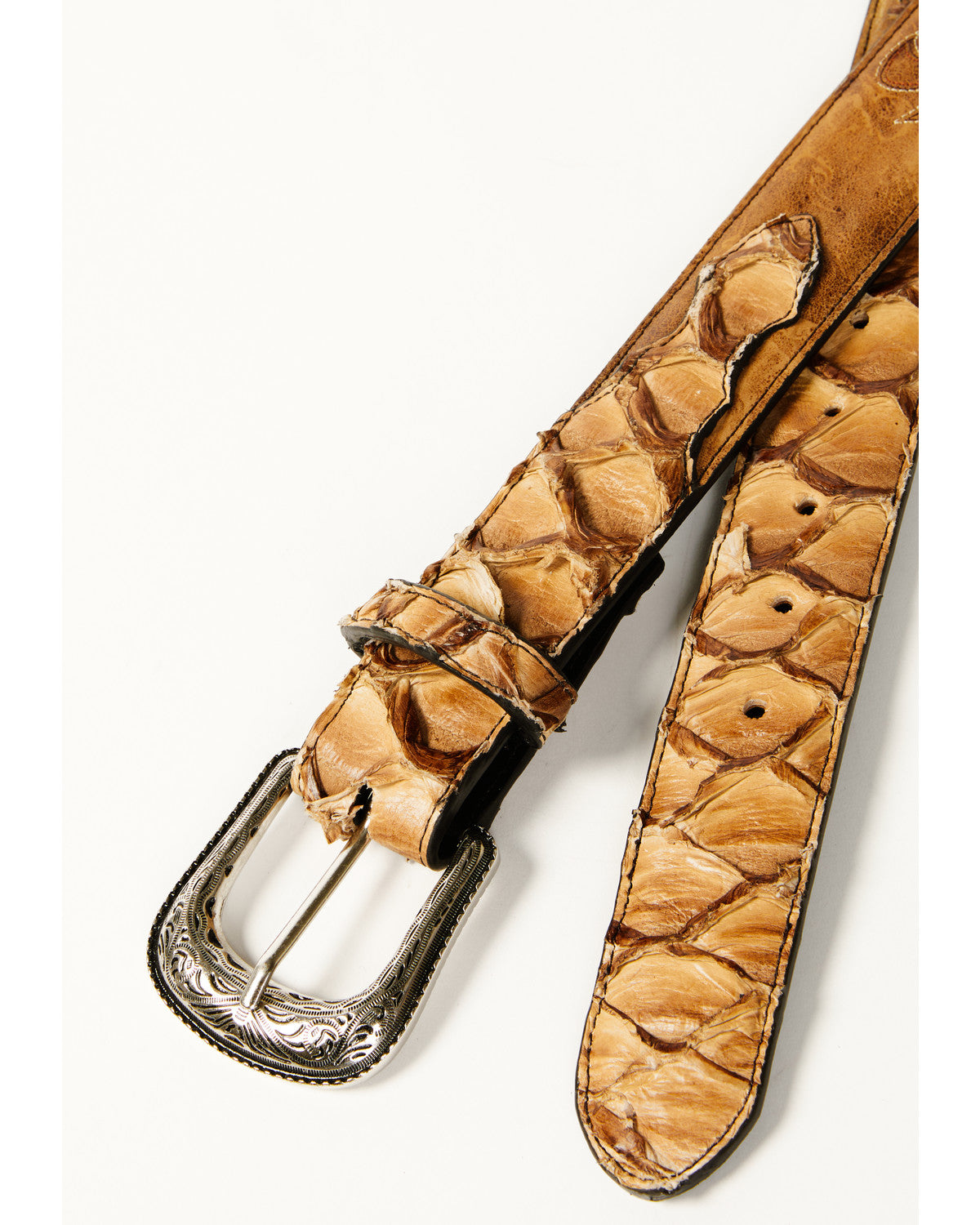 Cody James Men's Exotic Pirarucu Billet Belt