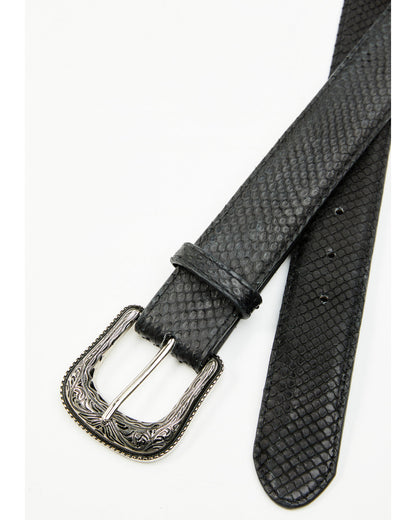 Cody James Men's Tyrell Exotic Python Leather Belt