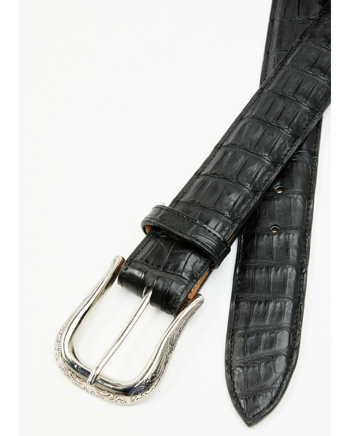 Cody James Black 1978™ Men's Sutton Exotic Caiman Tail Leather Belt