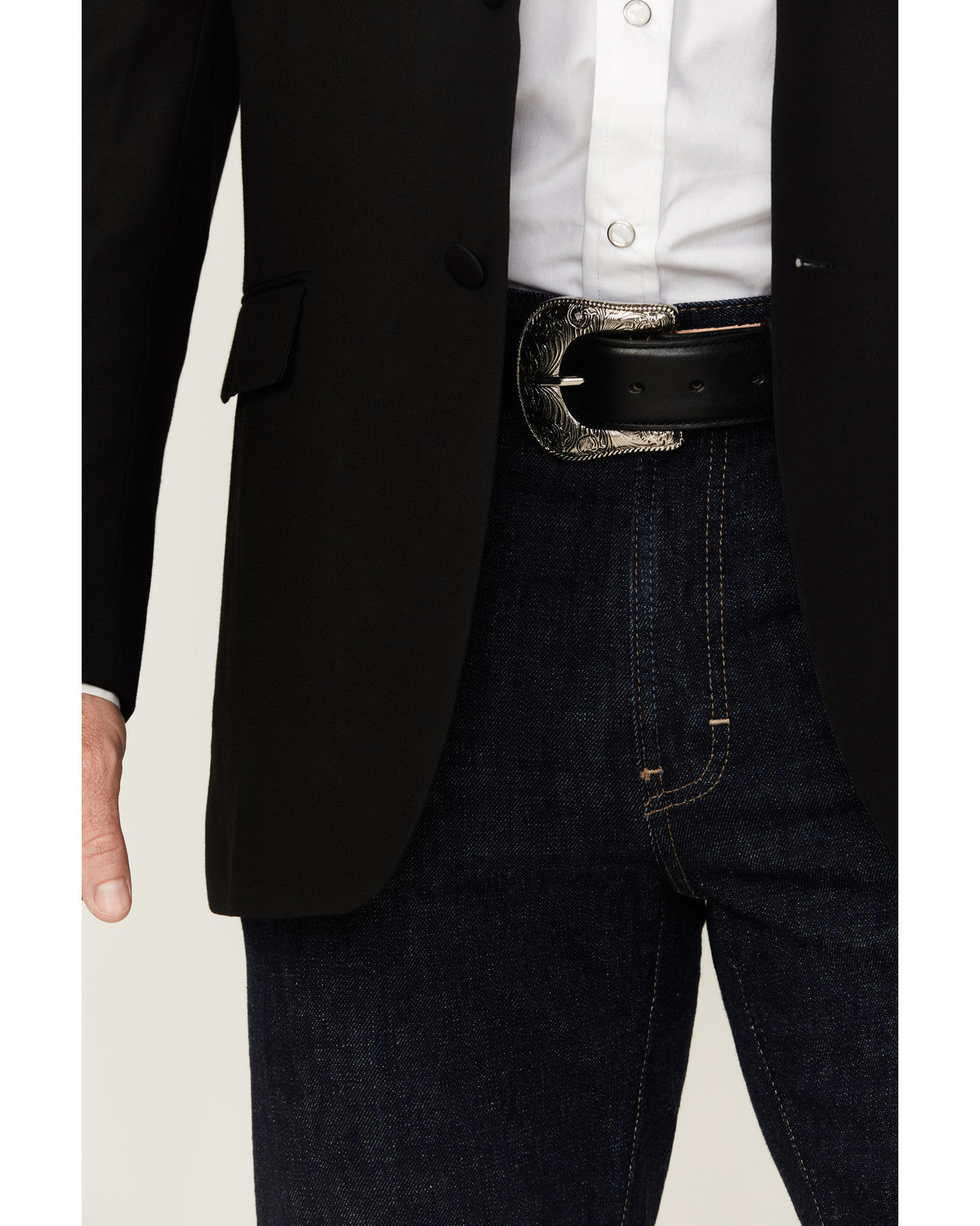 Cody James Black 1978™ Men's Smooth Leather Belt