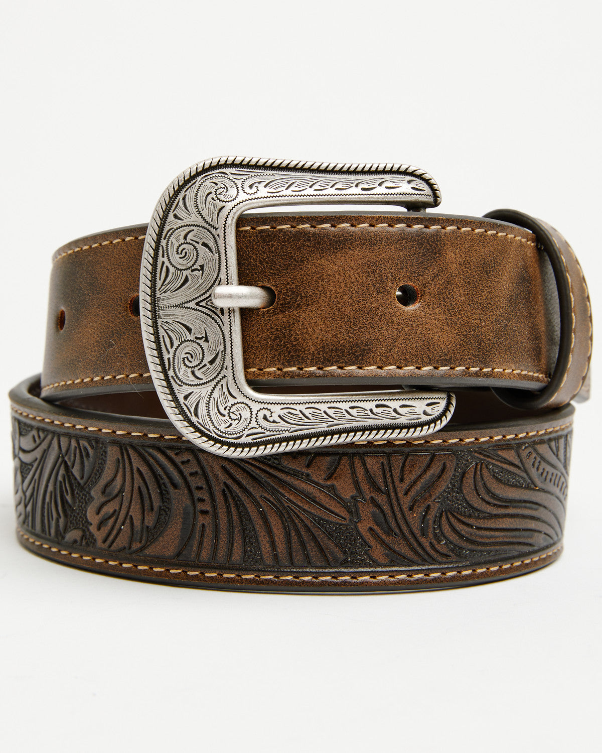 Cody James Boys' Concho Tooled Belt