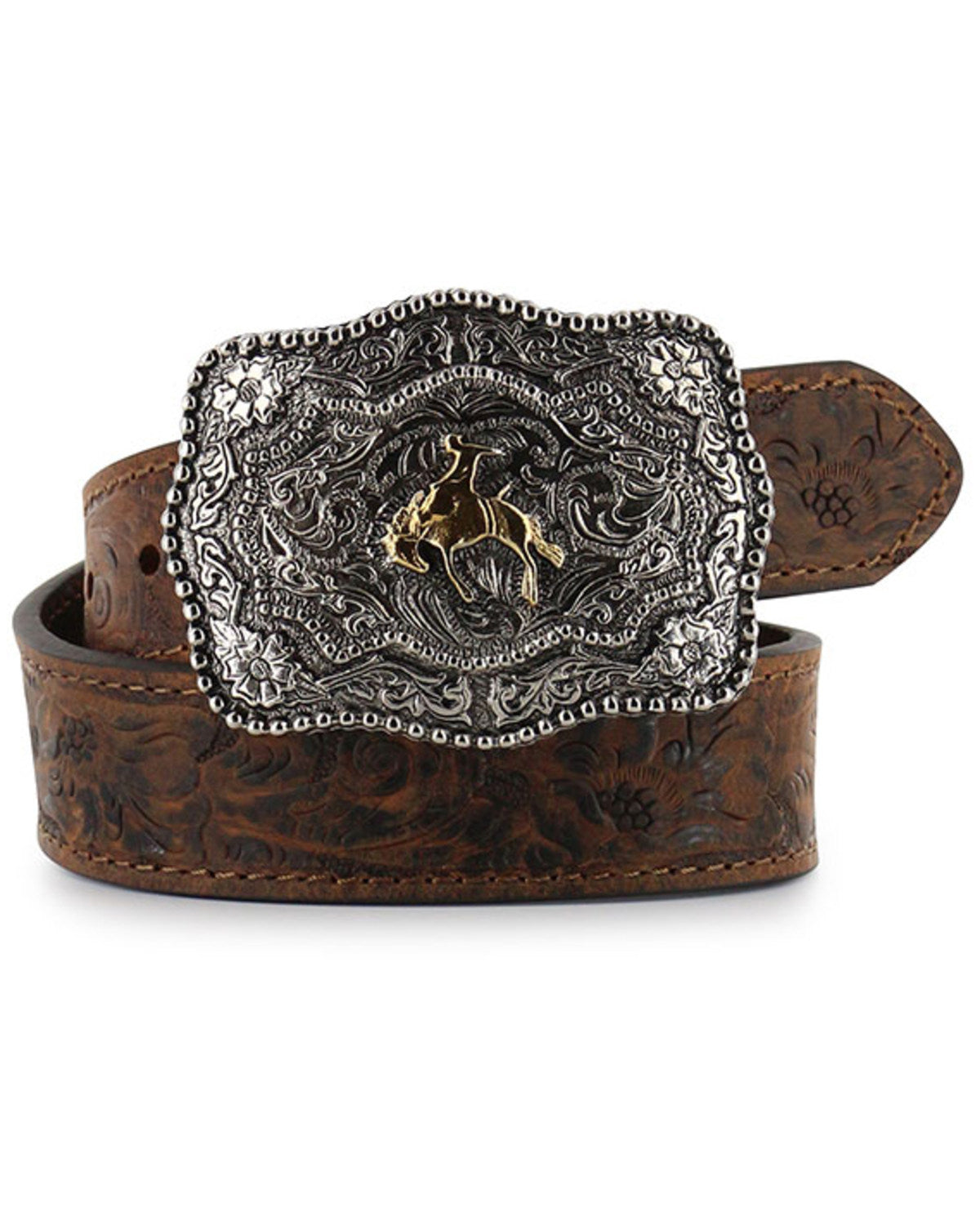 Cody James Kid's Floral Tooled Belt