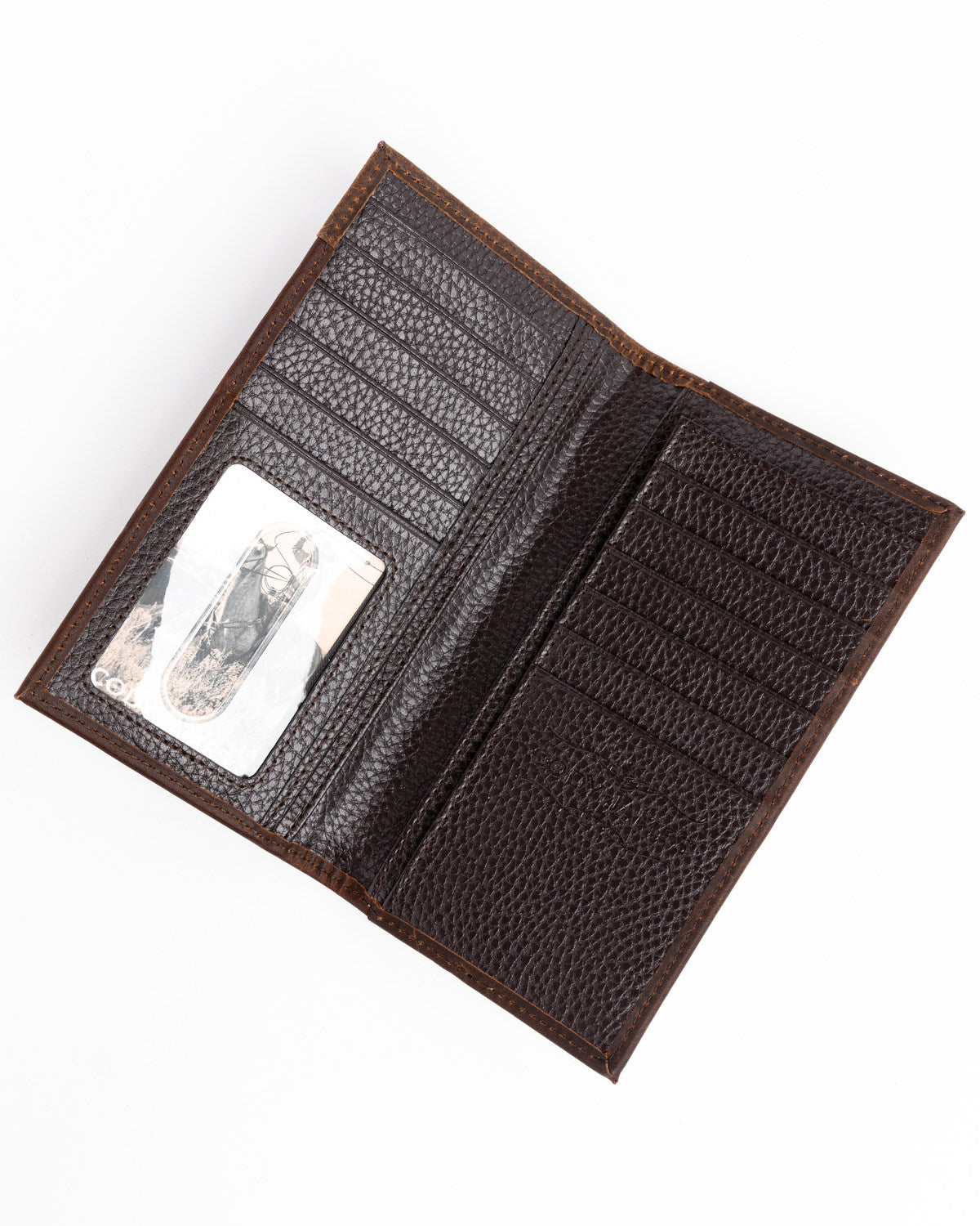 Cody James Men's Rodeo Stitched Leather Wallet