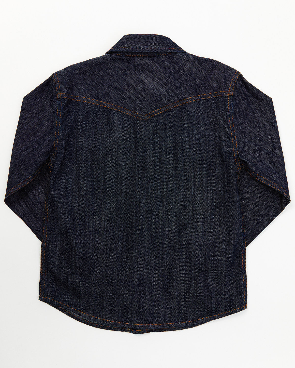 Cody James Toddler Boys' Foothill Denim Long Sleeve Pearl Snap Western
