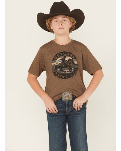 Cody James Boys' Rodeo Round Up Short Sleeve Graphic T-Shirt