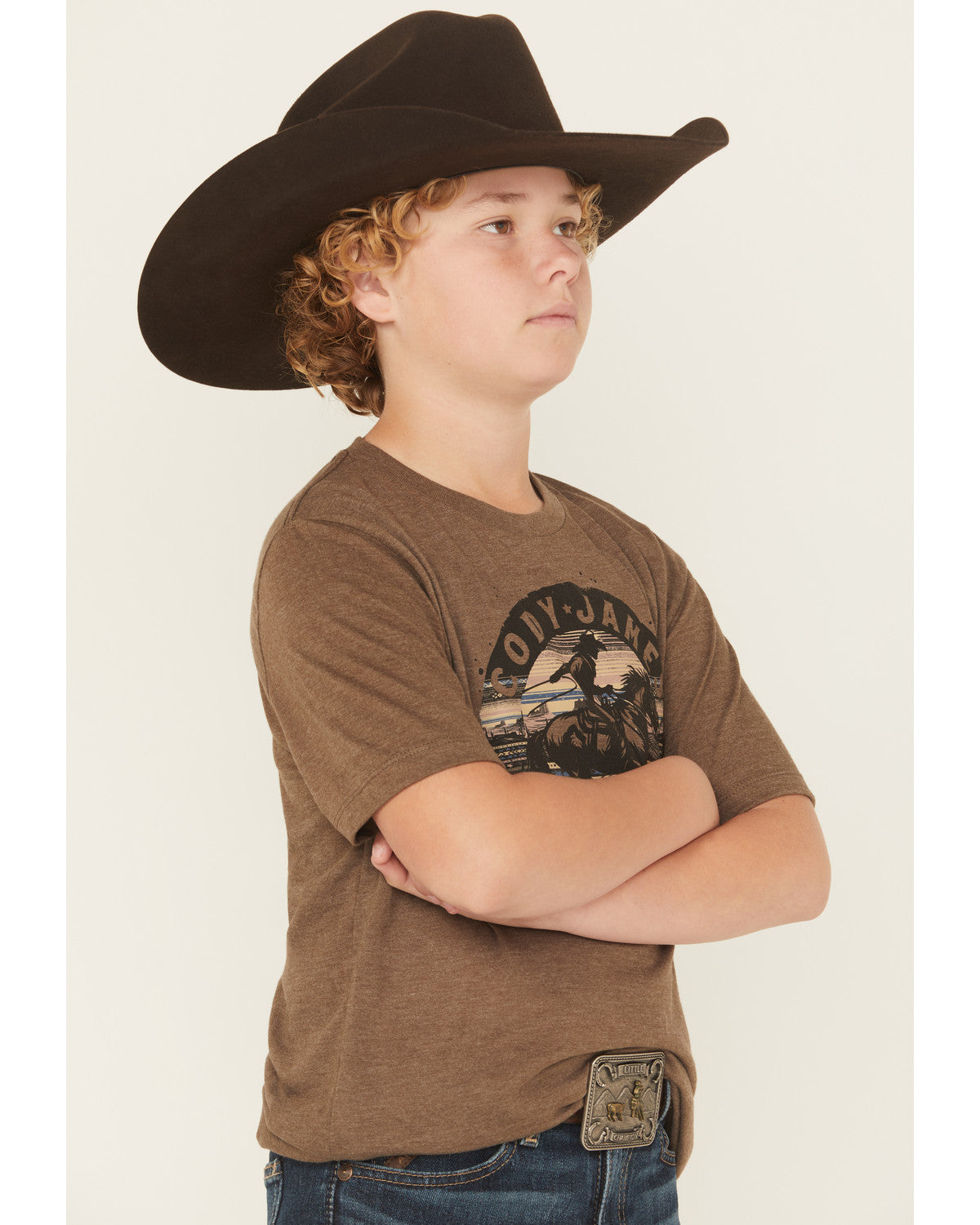 Cody James Boys' Rodeo Round Up Short Sleeve Graphic T-Shirt