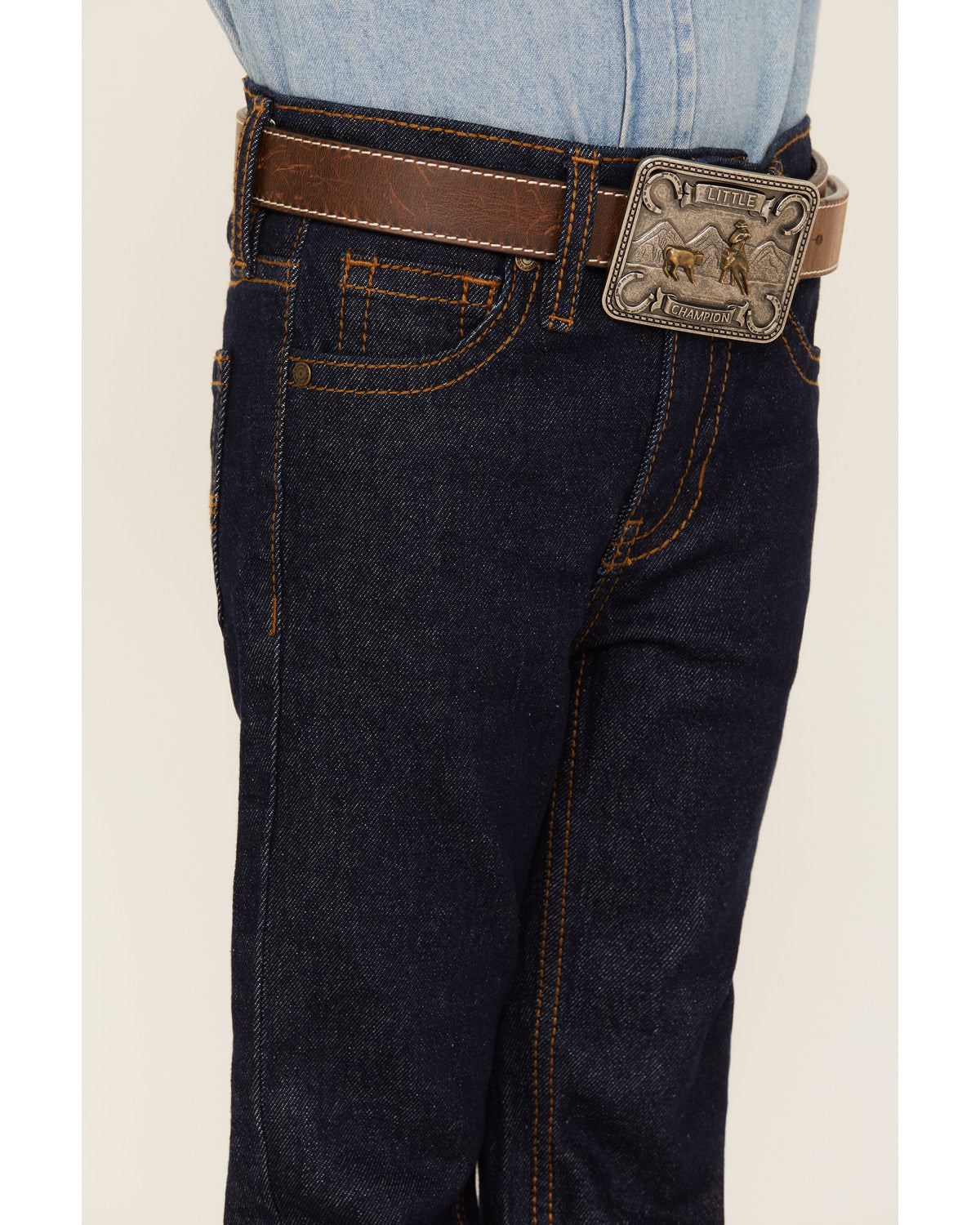 Cody James Boys' Dark Wash Slim Straight Stretch Jeans