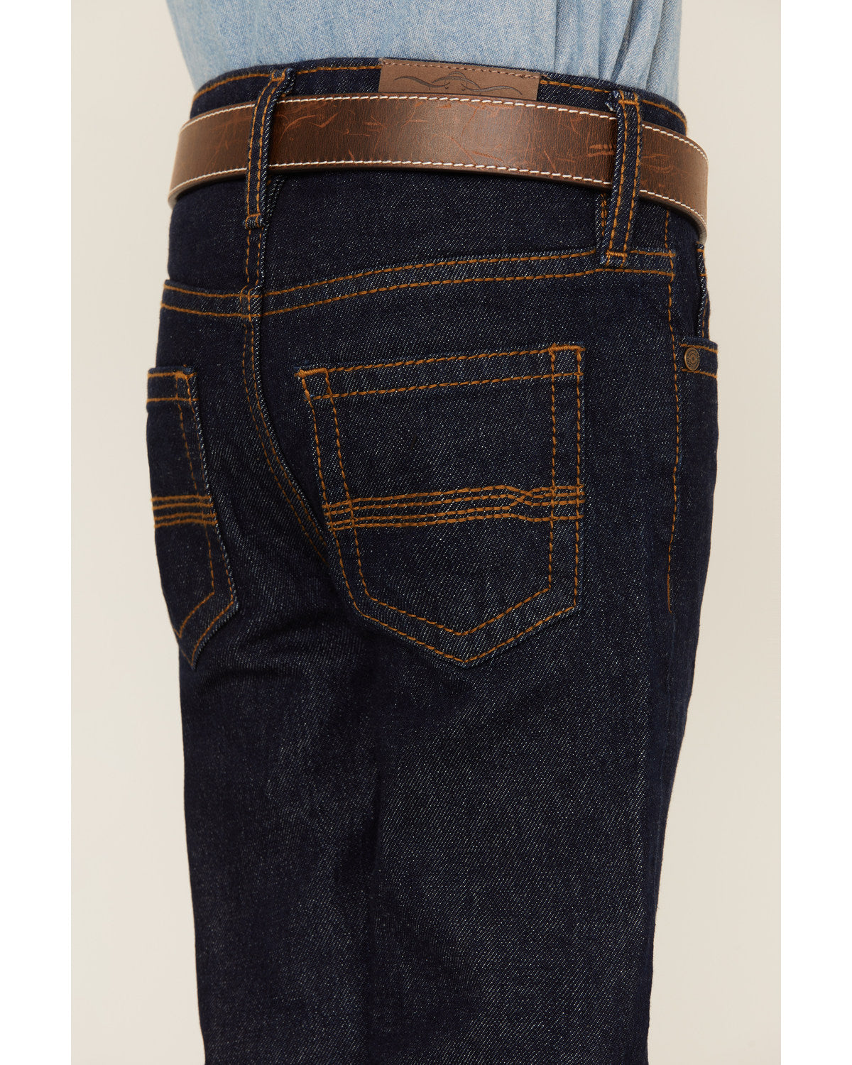 Cody James Boys' Dark Wash Slim Straight Stretch Jeans