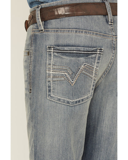 Cody James Boys' Medium Wash Buckskin Slim Bootcut Stretch Denim Jeans
