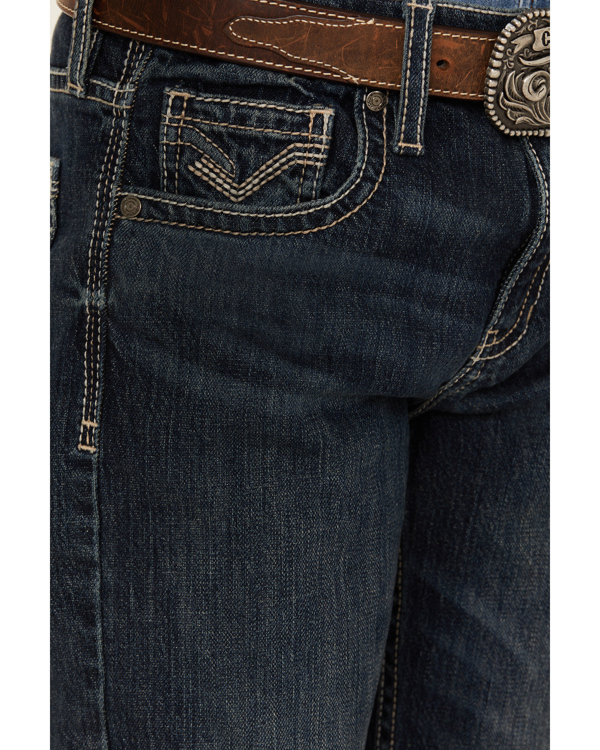 Cody James Boys' Dark Wash Moonlight Slim Stretch Bootcut Jeans