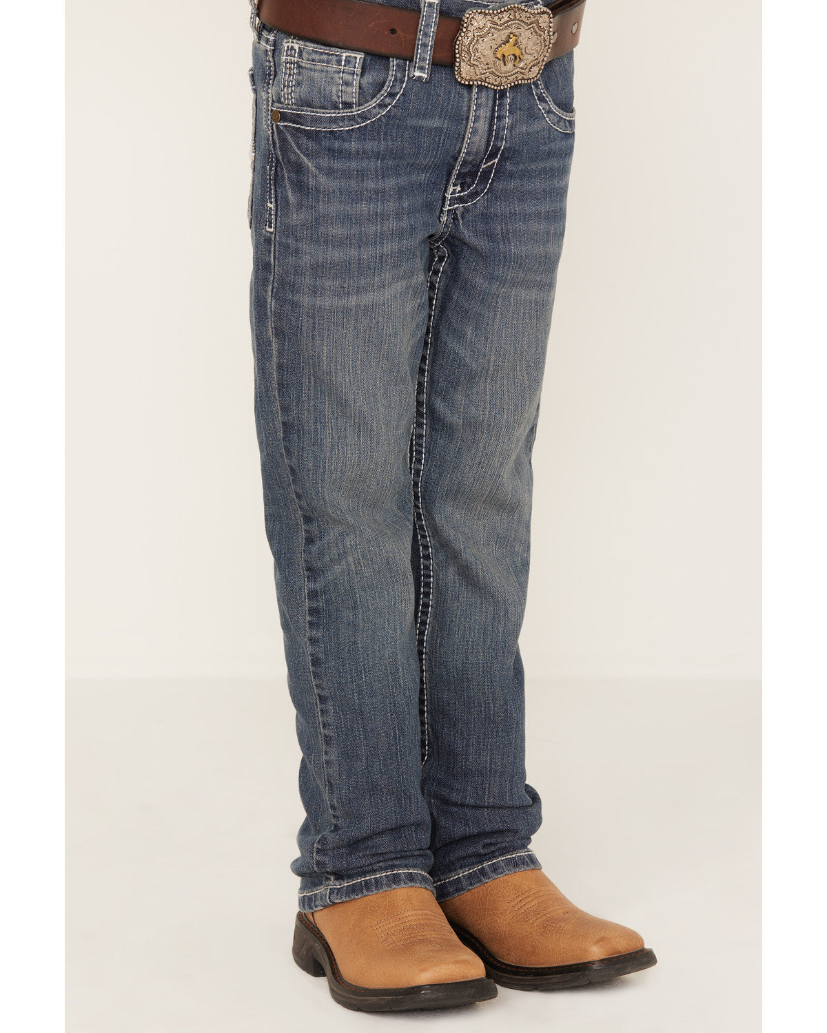 Cody James Little Boys' Stone Cold Wash Slim Bootcut Stretch Jeans - S