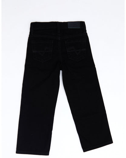 Cody James Boys' Night Rider Mid Rise Rigid Relaxed Bootcut Jeans - Si