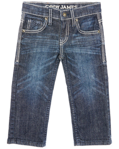Cody James Toddler Boys' Night Hawk Medium Wash Mid Rise Stretch Relax