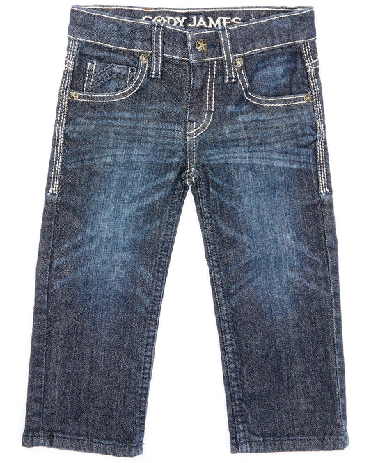 Cody James Toddler Boys' Night Hawk Medium Wash Mid Rise Stretch Relax