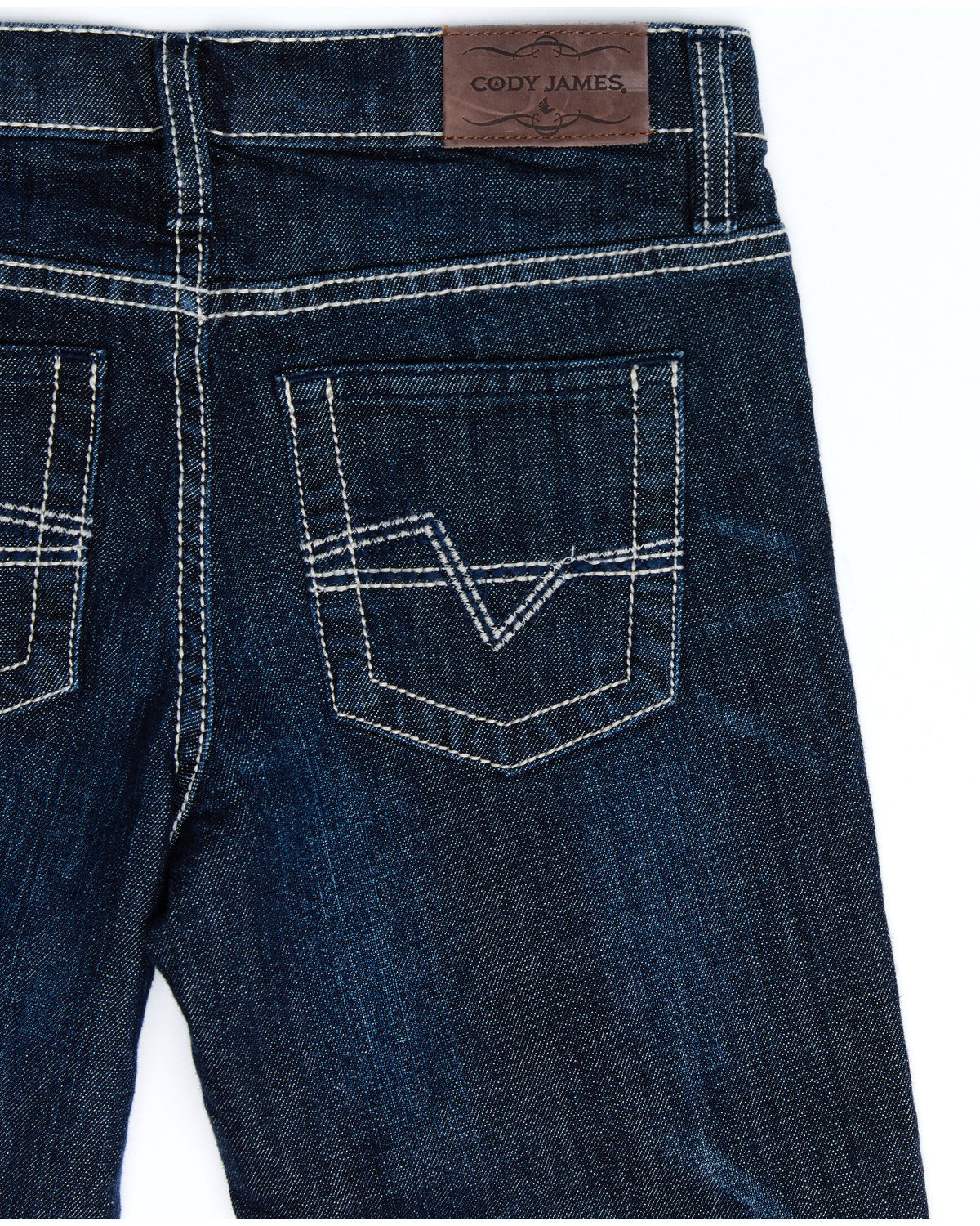 Cody James Boys' Night Hawk Medium Wash Mid Rise Stretch Relaxed Bootc