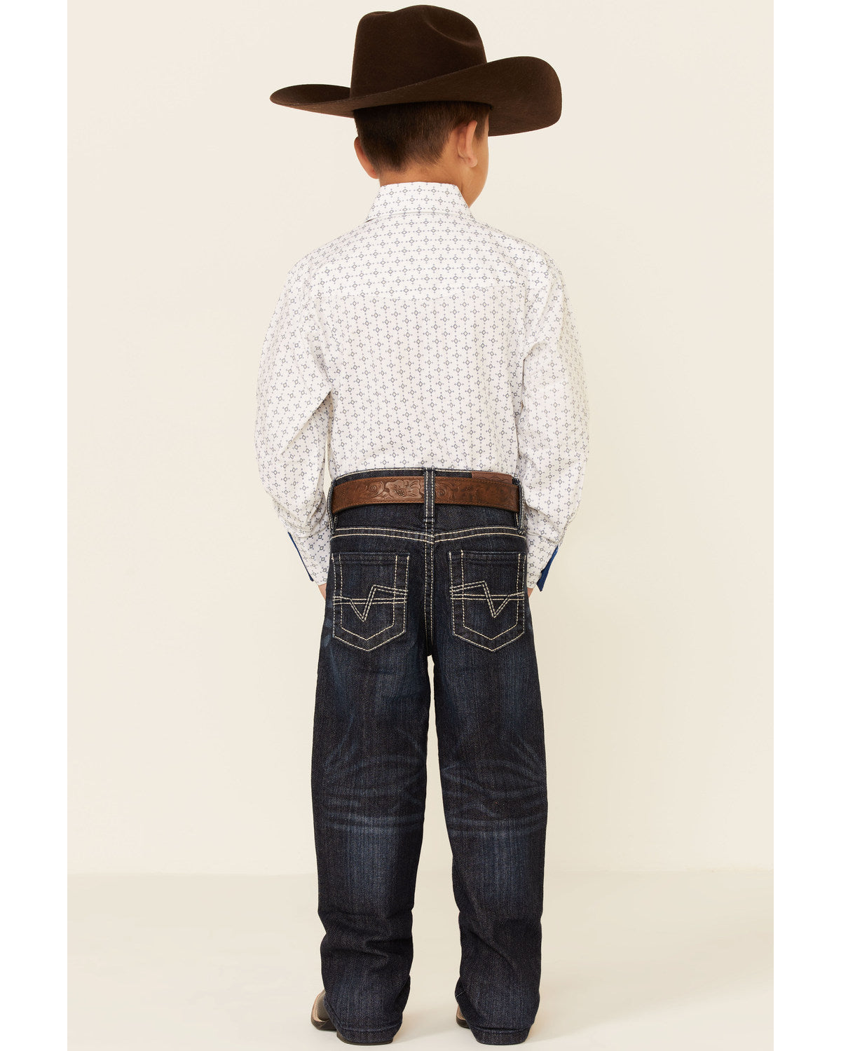 Cody James Little Boys' Night Hawk Medium Wash Mid Rise Stretch Relaxe