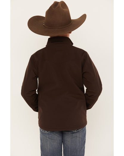 Cody James Boys' Western Scenic Print Softshell Jacket